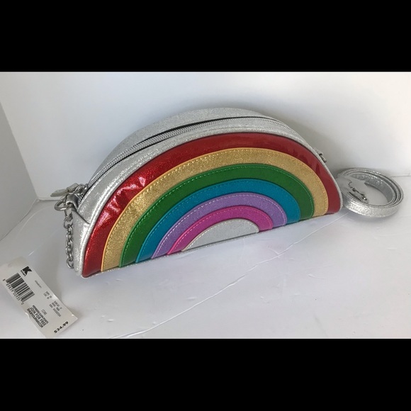 Glitter Rainbow LGBT Sparkle Clutch Micro Bag Mini - Picture 3 of 9